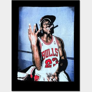 Michael Jordan 4 Champs Posters and Art